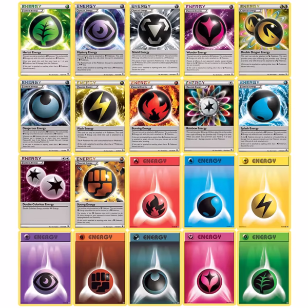 Energy Card Set, Pokémon TCG, Basic Energy, Special Energy, Fuji Card Shop, Pokémon deck building, competitive Pokémon, TCG essential cards, collecting Energy cards