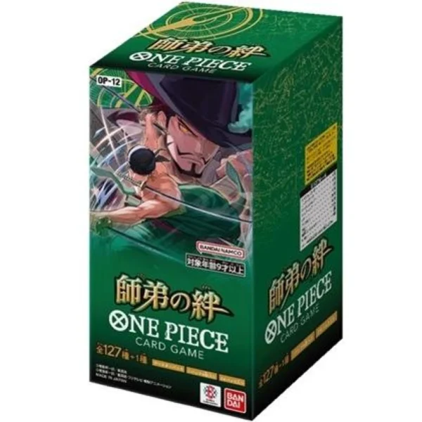 OP-12 Legacy of the Master, One Piece Card Game, OP-12 Booster Box, Japanese One Piece, Fuji Card Shop, One Piece TCG, Legacy of the Master, Super Rare, Secret Rare, collectible cards, One Piece nostalgia, TCG booster box