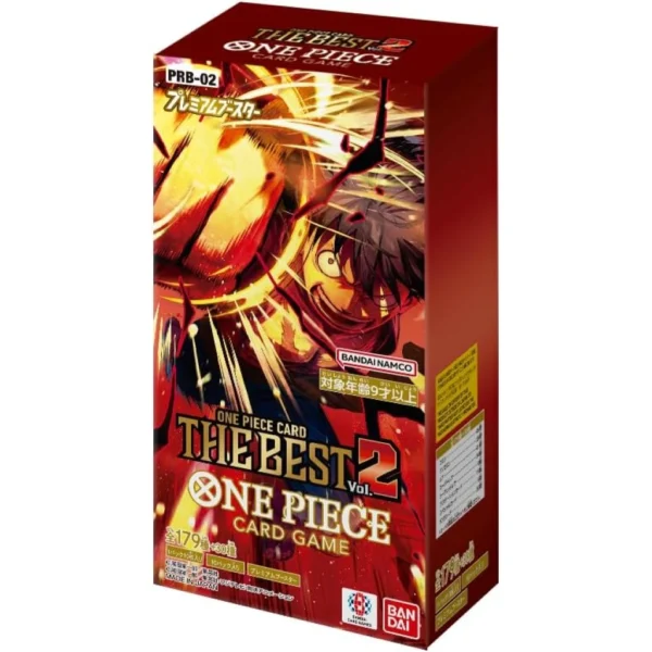 ONE PIECE CARD THE BEST Vol. 2, PRB-02, ONE PIECE Card Game, One Piece TCG, Fuji Card Shop, Japanese One Piece cards, booster box, rare cards, OP01, OP02, OP03, OP04, OP05, One Piece collectibles