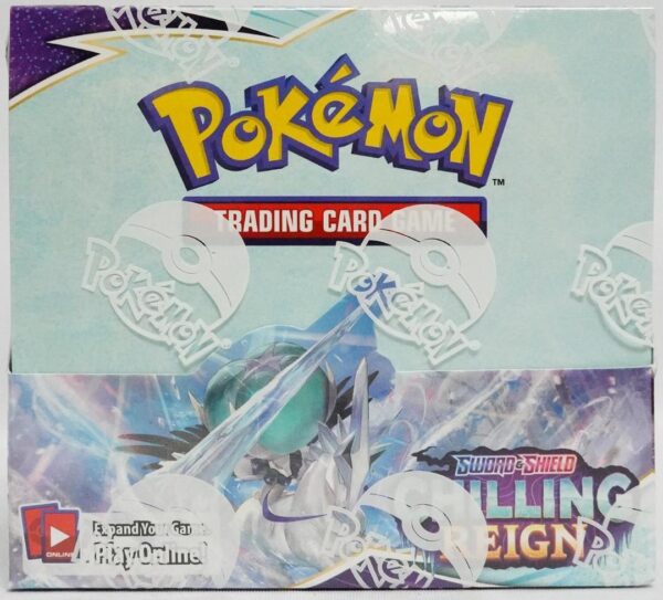 Chilling Reign Booster Box, Pokémon TCG, Chilling Reign, Fuji Card Shop, Blaziken VMAX, Galarian Moltres V, Shadow Rider Calyrex VMAX, Alternate Art, Pokémon Sword and Shield, Crown Tundra, rare Pokémon cards, TCG collectibles