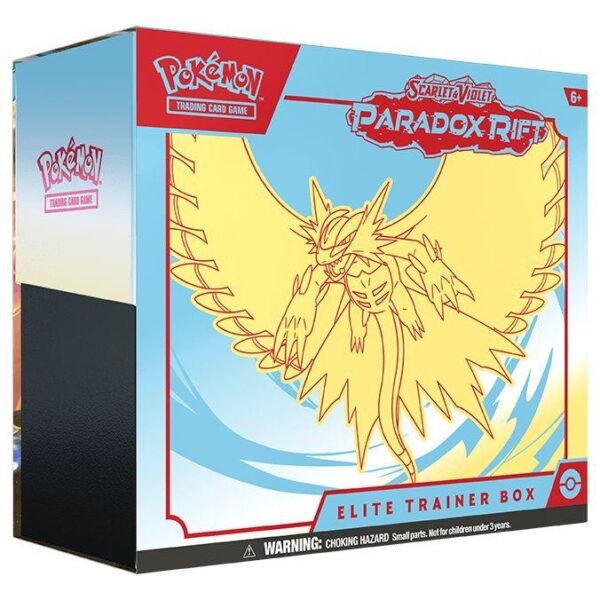 Paradox Rift ETB, Roaring Moon Elite Trainer Box, Pokémon TCG, Ancient Pokémon, Fuji Card Shop, Paradox Rift booster packs, Roaring Moon ex, Pokémon collectibles, sealed Pokémon products, Paradox Rift, Scarlet & Violet