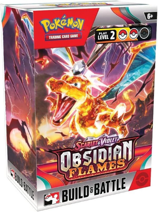 Obsidian Flame Booster Bundle, Pokémon TCG, Fuji Card Shop, Obsidian Flames, Charizard ex, Tera Pokémon, Pokémon booster packs, TCG collectibles, Pokémon Scarlet & Violet, rare Pokémon cards