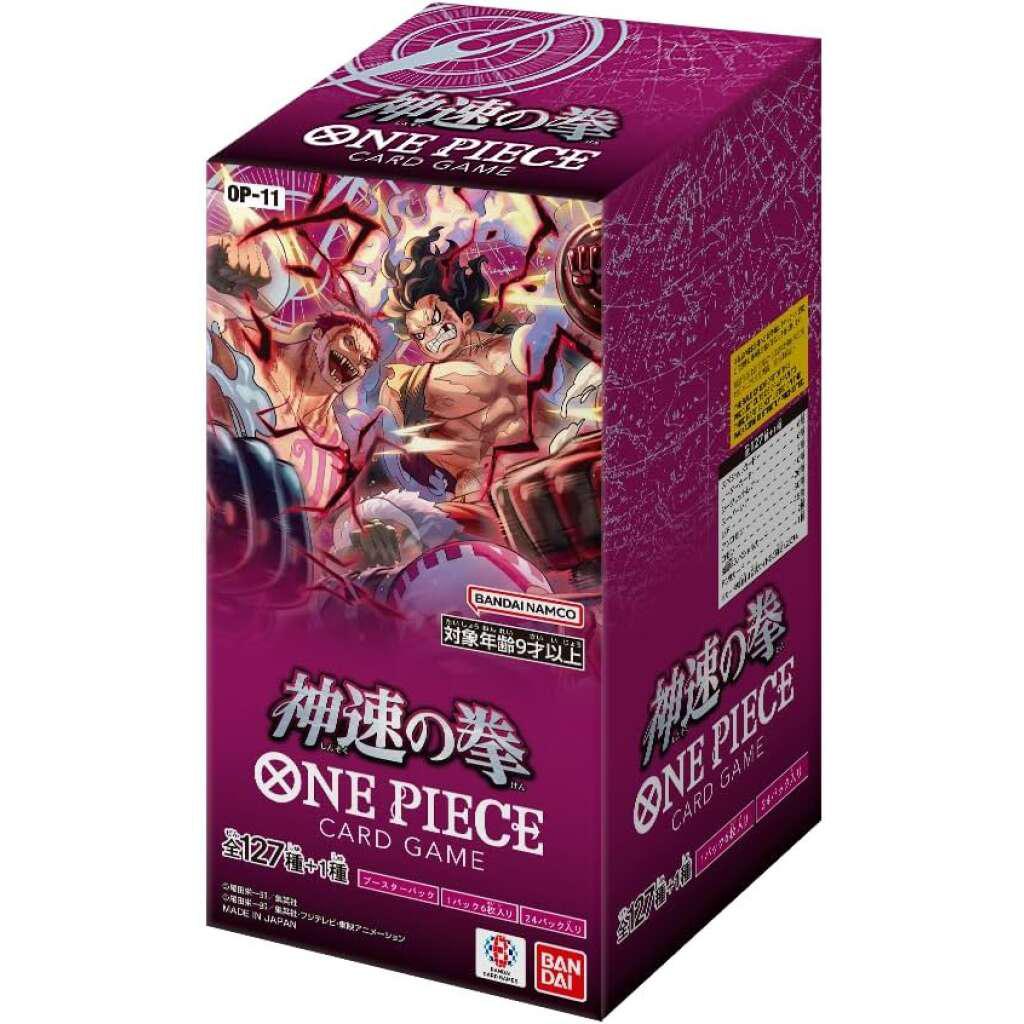 OP-11 A FIST OF DIVINE SPEED Booster Box Japanese ONE PIECE CARD