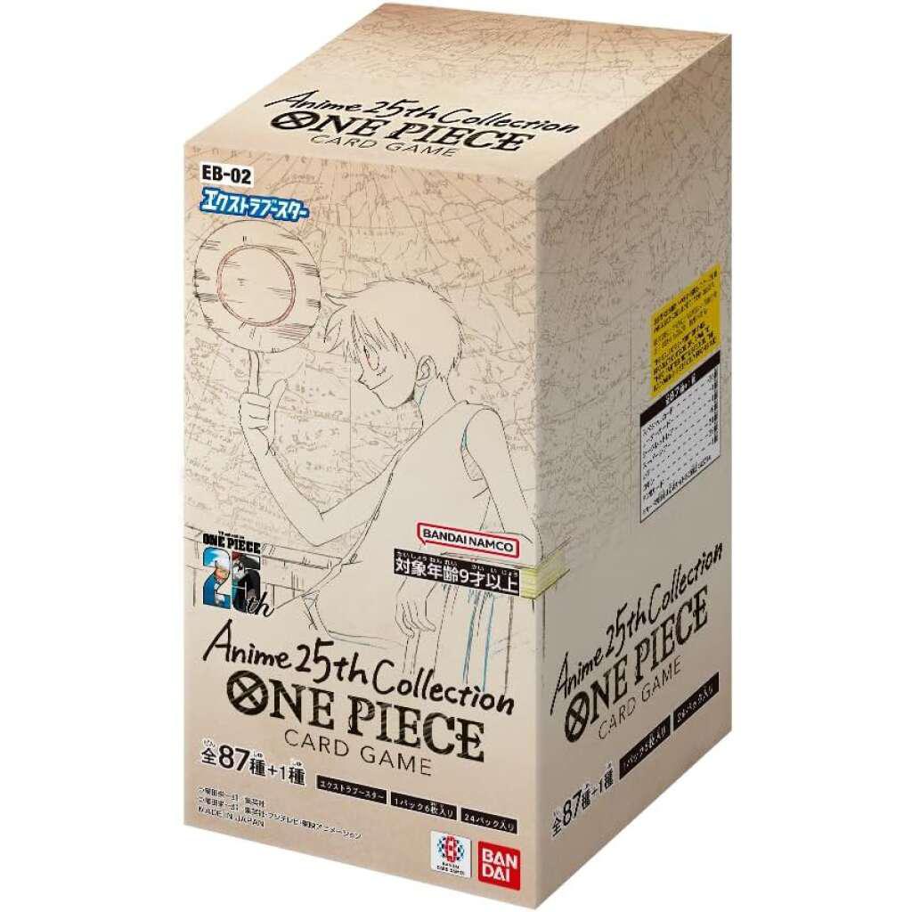 EB-02 Anime 25th collection Booster Box Japanese ONE PIECE CARD