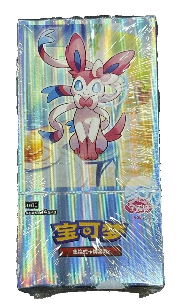 Gem Pack Vol 2 Booster Box, Simplified Chinese Pokémon, Eeveelutions, Pokémon TCG, HYOGONOSUKE, exclusive Art Rare cards, Fuji Card Shop, rare Pokémon cards, TCG investment, Eevee collection, Pokémon Booster Box, chase cards