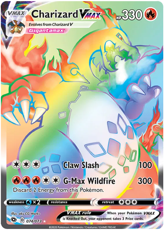 Charizard VMAX, Shiny Charizard VMAX, Shining Fates, Champion's Path Charizard VMAX, Darkness Ablaze, Pokémon TCG, Fuji Card Shop, rare Pokémon cards, Charizard collectibles, Pokémon VMAX cards, Pokémon chase cards, VMAX rarity, best Pokémon cards