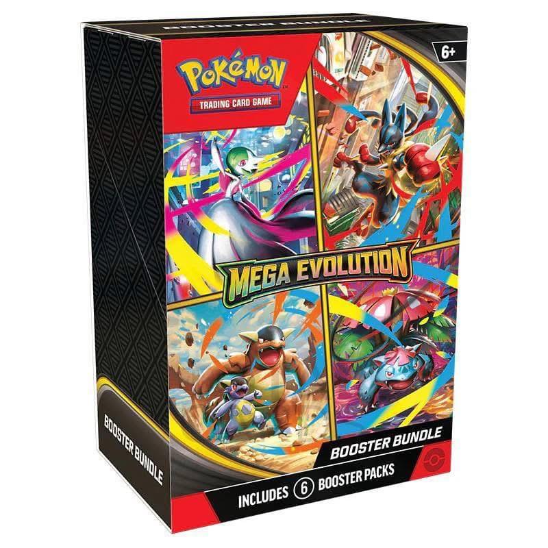 Mega Evolution Booster Bundle, Pokémon TCG, Mega Evolution, Fuji Card Shop, vintage Pokémon cards, sealed Pokémon products, XY series, collector's bundle, rare Pokémon cards, TCG booster packs