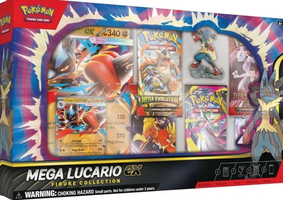 Mega Lucario EX, Pokémon TCG, Fuji Card Shop, Lucario Pokémon, rare Pokémon cards, XY series, Full Art, Secret Rare, collectible cards, Pokémon collectibles